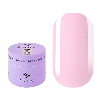 Гель DNKa Builder №7 Pink Pollen, 15 ml, Вибір об'єму: 15 мл, Вибір відтінку: №7