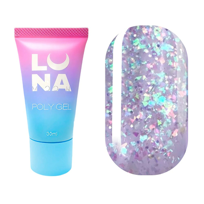 Полігель для нарощування LUNA Poly Gel №09, 30 мл, Вибір відтінку: №9