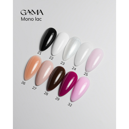 Однофазный гель-лак GÉMELY ex GA&MA Mono Lac №24, 6 мл, Выбор оттенка: №24, фото 3