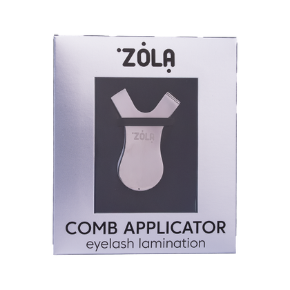 ZOLA Аппликатор-гребень металлический - серебряный Comb Applicator, фото 2