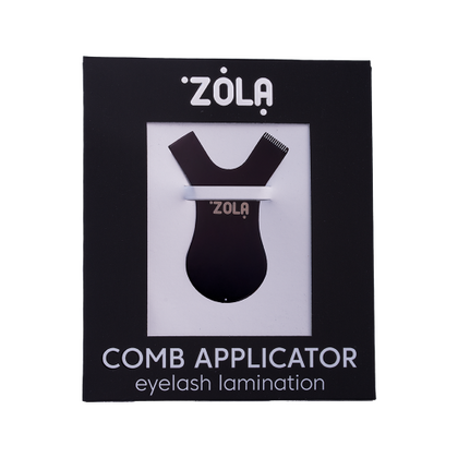 ZOLA Аппликатор-гребень металлический - черный Comb Applicator, фото 2