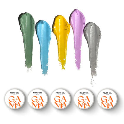 Рельеф гель GÉMELY ex GA&MA Relief Gel, Green, 5 г, Выбор оттенка: Green, фото 2