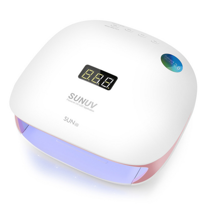 Лампа Sun 4S, UV/LED 48W ОРИГИНАЛ (с кварцевыми диодами), Выбор оттенка: Pink