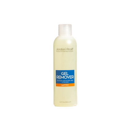 Jerden Proff Gel Remover средство для снятия гель-лака "Цитрус", 200 мл, Выбор объема: 200 мл