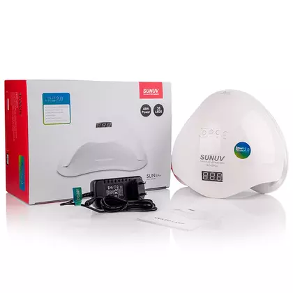 Лампа LED+UV SUNUV Sun 5 PLUS 48W, белая, ОРИГИНАЛ (с кварцевыми диодами), фото 3