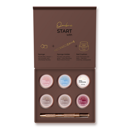 Набор для омбре HEYLOVE Nail cushion set "Brown"