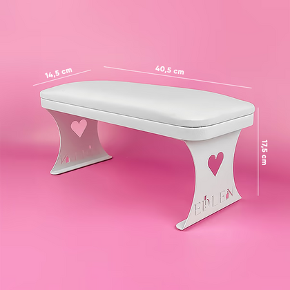 Подлокотник для маникюра Edlen Nail Love, белый, фото 2