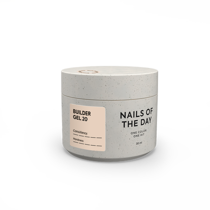 гель NAILSOFTHEDAY  Builder gel 20-пісочний, 15 мл, фото 4