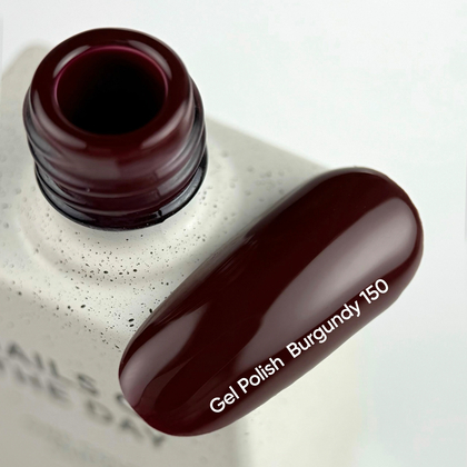 гель лак NAILSOFTHEDAY №150 Burgundy — темно-бордовий, 10 мл, фото 2