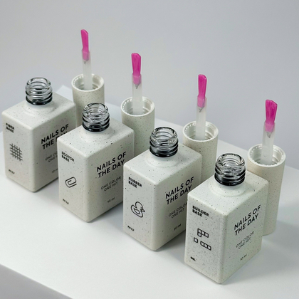 Base NAILSOFTHEDAY Rubber, 10 мл, фото 5