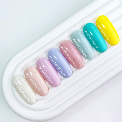 Гель-лак NAILSOFTHEDAY Let's special Charlotte - 267, 10 мл  - м'ятно-блакитний із золотою поталлю, фото 3