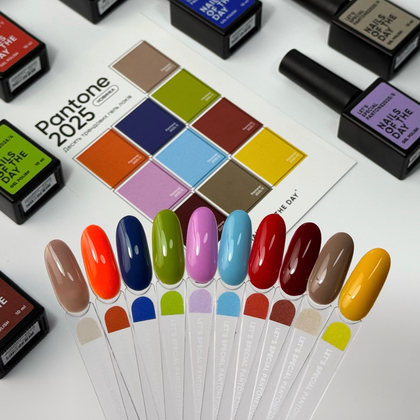 гель лак NAILSOFTHEDAY let’s special Pantone2025/07, 10 мл - класичний червоний NEW, фото 6