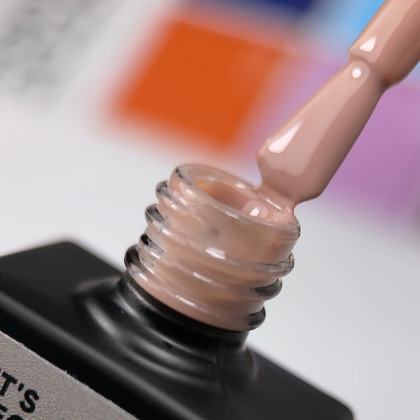 гель лак NAILSOFTHEDAY let’s special Pantone2025/01, 10 мл-  теплий бежево-коричневий NEW, фото 4