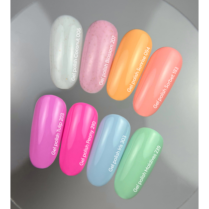 Гель-лак NAILSOFTHEDAY Let's special Peony-210, 10 мл теплий насичений рожевий, фото 3