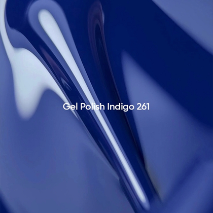 гель лак NAILSOFTHEDAY №261 Indigo — темно-синій, 10 мл, фото 3