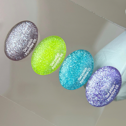 Гель-лак NAILSOFTHEDAY Let's special PARADISE №06, 10 мл - неоново-зелений, фото 3
