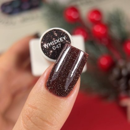 Гель-лак NAILSOFTHENIGHT Whiskey—коричневий №047, 10 мл, фото 3