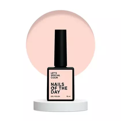 Гель-лак NAILSOFTHEDAY Let's special Colin - 188, 10 мл  - вибілений персиковий
