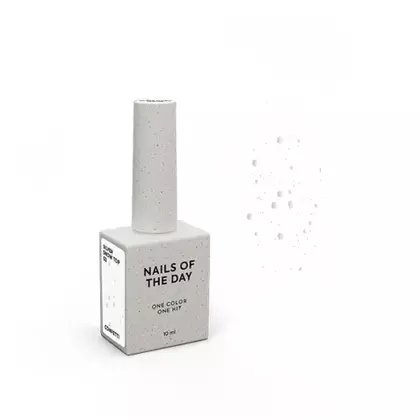 Top NAILSOFTHENIGHT SNOW Silver,№ 02  10 мл