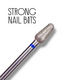 Фреза алмазная STRONG NAIL BITS груша синяя 0,5 см, фото 2