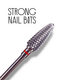Фреза твердосплавная STRONG NAIL BITS кукуруза красная, фото 2