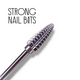Фреза твердосплавная STRONG NAIL BITS кукуруза синяя реверсивная 0,50 см, фото 2
