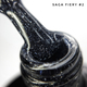Гель-лак Saga Professional Fiery gel № 2 черный светоотражающий, 9 мл, фото 3
