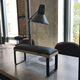 Подлокотник для маникюра Loft на белых металлических ножках на коричневой основе White, фото 4