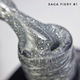 Гель-лак Saga Professional Fiery gel № 1 серебряный светоотражающий, 10 мл, фото 3