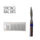 Фреза алмазная STRONG NAIL BITS пламя синяя 0,18 мм SET 10шт, Другой вариант: SET (10 шт)