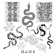 Пластина для стемпинга DARK SNAKE MINI