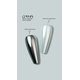 Втирка GÉMELY ex GA&MA №4, Silver metallic, 0,3 г, Выбор оттенка: №4, фото 2