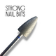 Фреза алмазная STRONG NAIL BITS конус безопасный для педикюра, синий, 0,8 см, фото 2