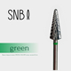 Фреза твердосплавная STRONG NAIL BITS конус зеленая 0,5 см, Другой вариант: 1 шт