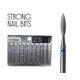 Фреза алмазная Strong nail bits PREMIUM пламя синяя, 0,21 мм SET, Другой вариант: SET (10 шт)