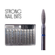 Фреза алмазная Strong nail bits PREMIUM пламя синяя, 0,23 мм SET, Другой вариант: SET (10 шт)