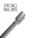 Фреза алмазная STRONG NAIL BITS цилиндр красная 0,5 см, фото 2