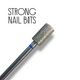 Фреза алмазная STRONG NAIL BITS цилиндр синяя 0,5 см, фото 2