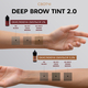 Краска для бровей ELAN «Deep Brow Tint 2.0» 03 Black (20 мл), Выбор объема: 20 мл, Выбор оттенка: 03 Black, фото 2