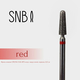 Фреза алмазная STRONG NAIL BITS конус закругленный красная 0,33 мм