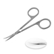 Ножницы для кутикулы Olton Easy Line 113мм (matte) +чехол (кожа), фото 2