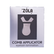 ZOLA Аппликатор-гребень металлический - серебряный Comb Applicator, фото 2