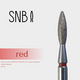 Фреза алмазная STRONG NAIL BITS. EU "пламя безопасное" красная 0,23 см SET 10 шт, Другой вариант: SET (10 шт), фото 2